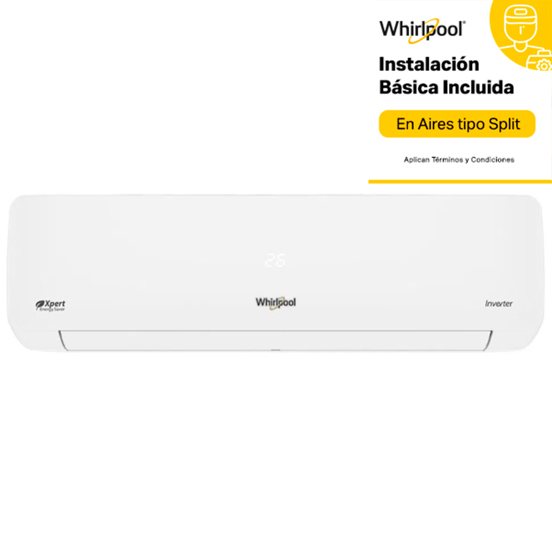 Mes lámpara Confusión Aire Acondicionado Minisplit Inverter de 18000 BTU Whirlpool | Almacenes Boyacá .:variedad y calidad que impresionan:. Mes lámpara Confusión Aire Acondicionado Minisplit Inverter de 18000 BTU Whirlpool | Almacenes Boyacá .:variedad y calidad que impresionan:.