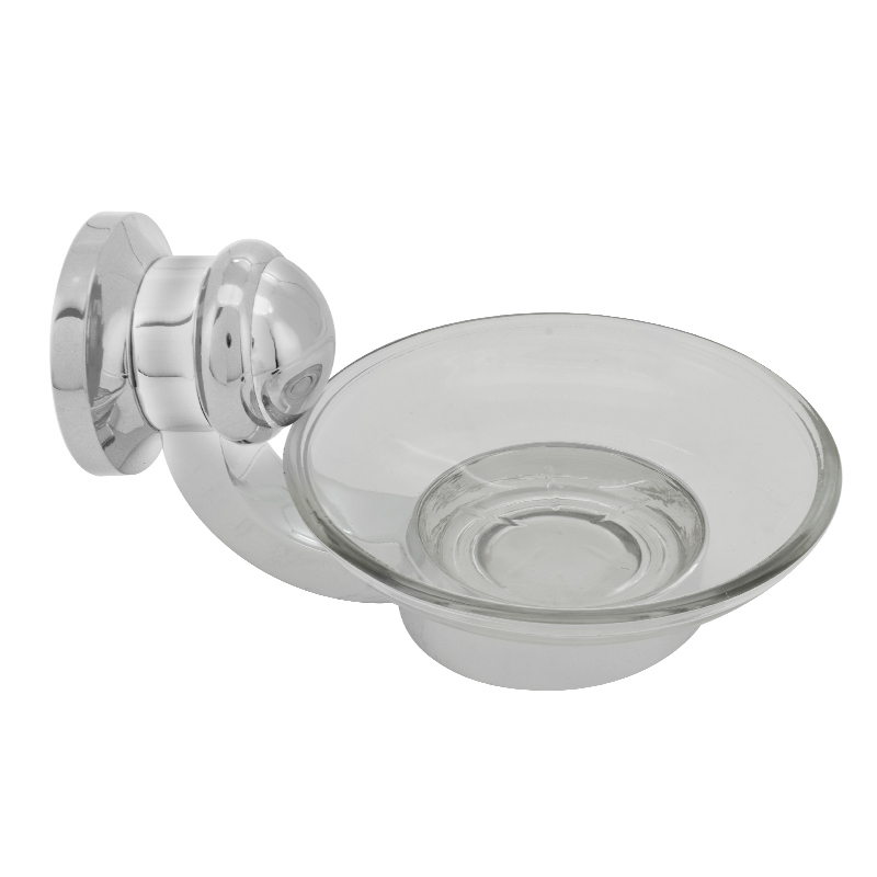 Jabonera para Baño Round Cromo Spring