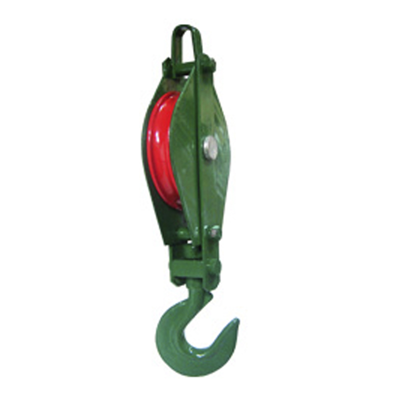 Polea Verde con Gancho una Rueda