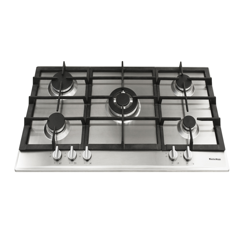 Cocina a Gas con 4 Quemadores + 1 Doble Llama de Acero Inoxidable 86x50cm  Teka