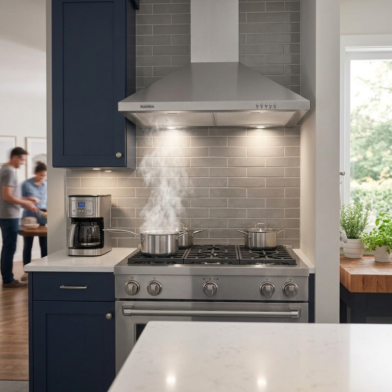 Campana Extractora Decorativa Inoxidable para Pared 60cm Mastermaid