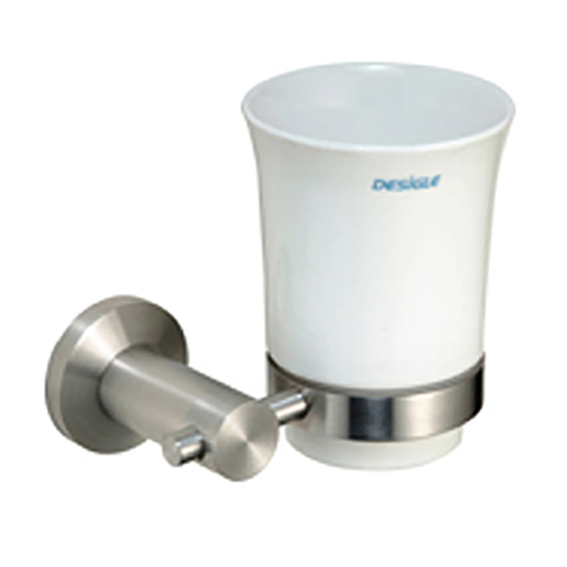 Portavaso para Baño Wells de Acero Inoxidable Spring