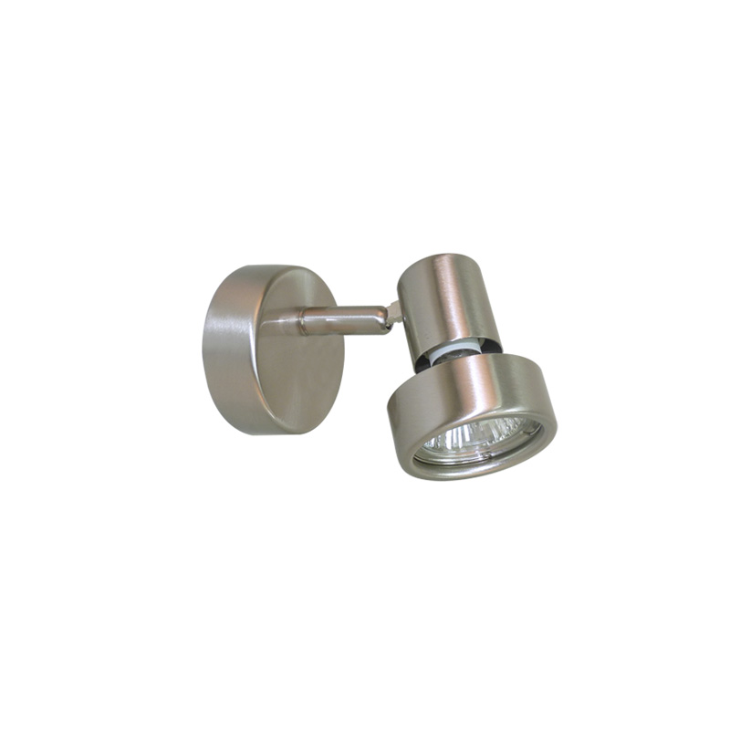 Aplique de Pared Móvil Cromado con Foco GU10 de 50W