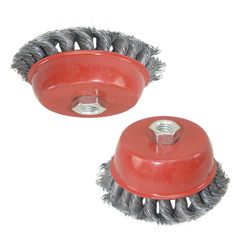 Cepillo Copa De Alambre Trenzado