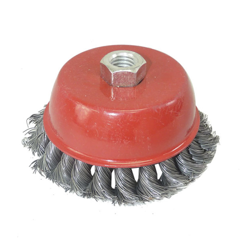 Cepillo Copa De Alambre Trenzado