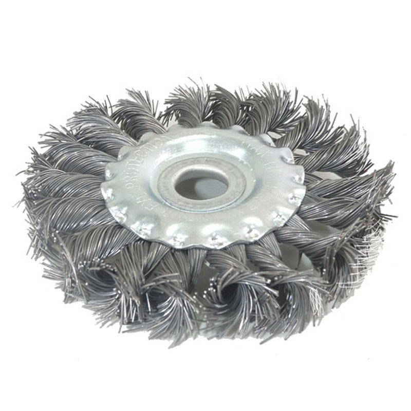 Cepillo Disco de Alambre Trenzado