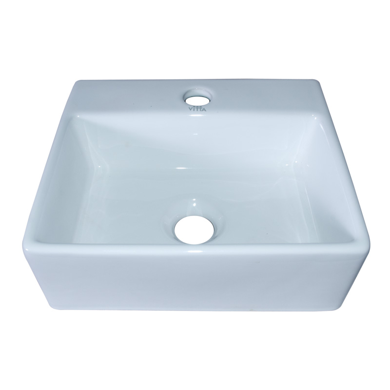 Lavamanos Cascade Bianco 33x30 cm Vitta 