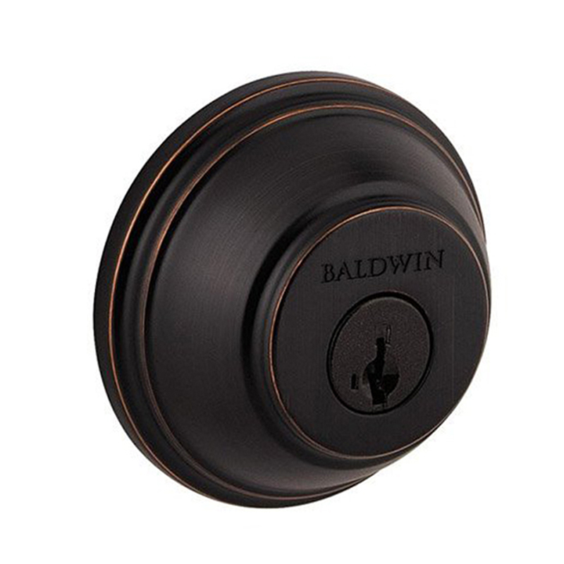 Cerradura Pestillo muerto Llave-Llave Bronce  Baldwin
