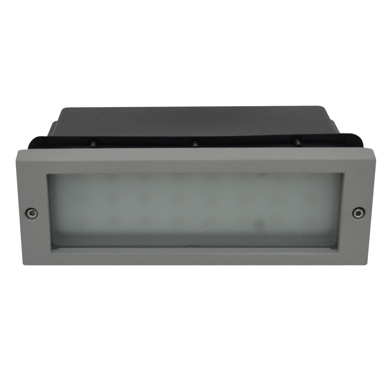 Lámpara Empotrable de Piso 24 leds para Exterior Aluminio Oxidal