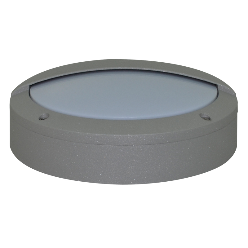 Lámpara de pared para exterior Aluminio Oxidal Media Luna en Mate