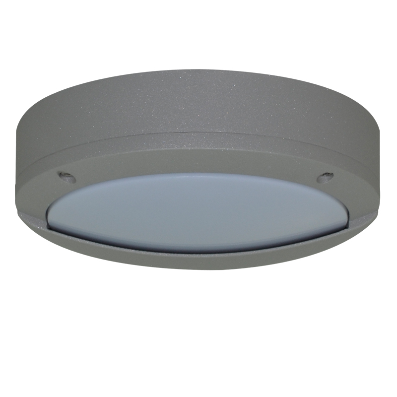 Lámpara de pared para exterior Aluminio Oxidal Media Luna en Mate
