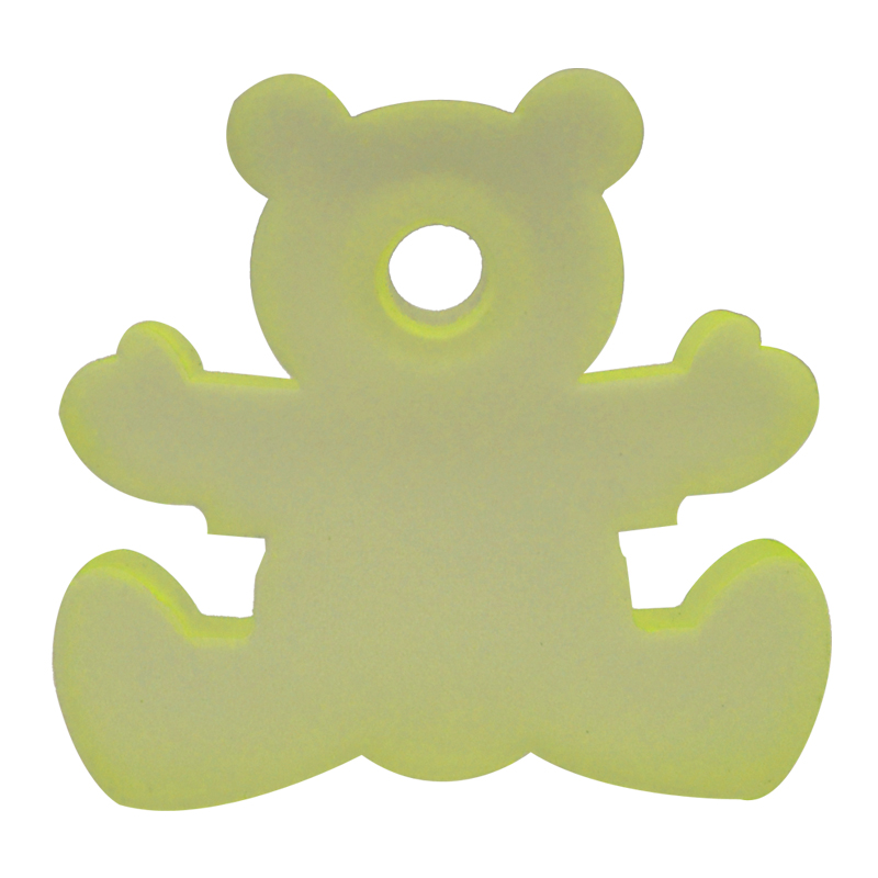 Pomo Oso Acrílico de 5x4 cms. AyB