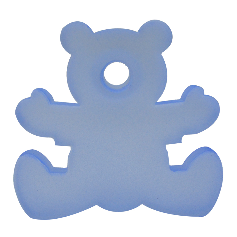Pomo Oso Acrílico de 5x4 cms. AyB