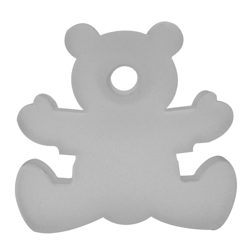 Pomo Oso Acrílico de 5x4 cms. AyB