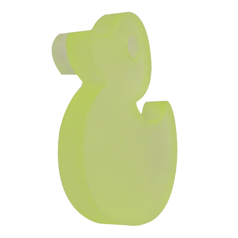 Pomo Pato Acrilico de 4.5x5 cms. AyB