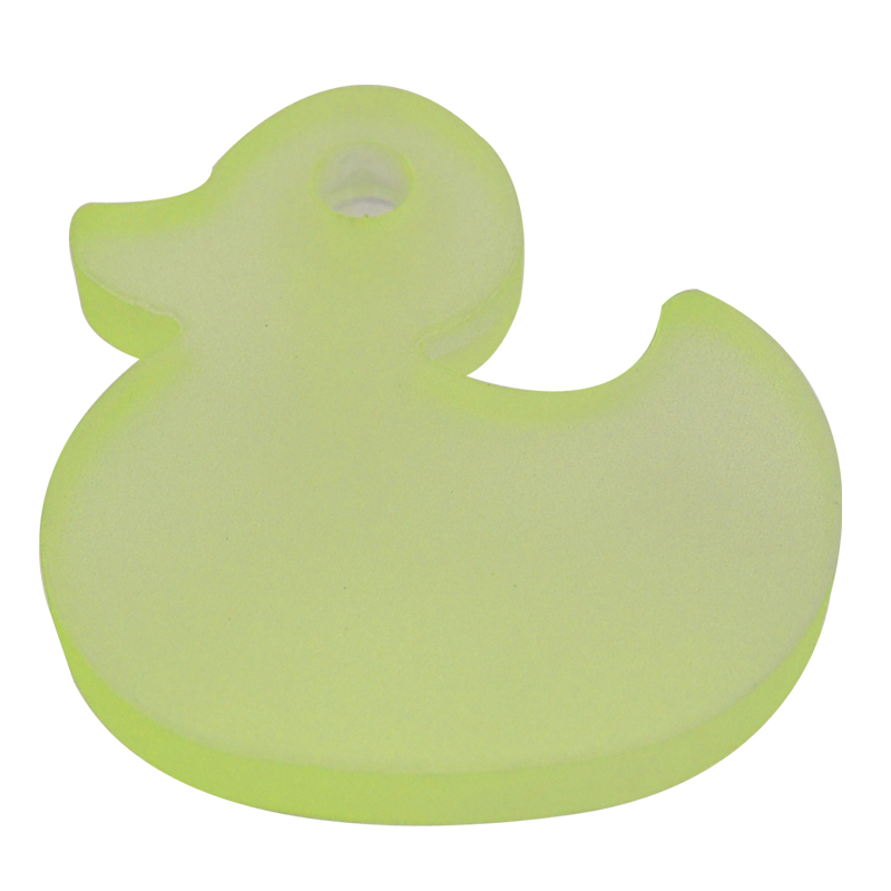 Pomo Pato Acrilico de 4.5x5 cms. AyB