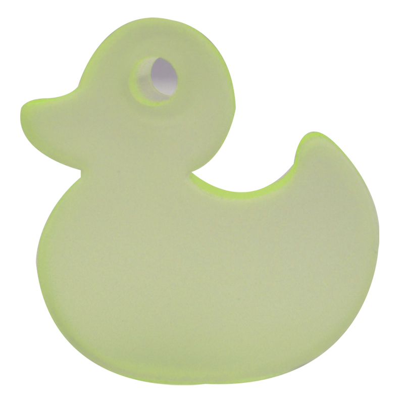 Pomo Pato Acrilico de 4.5x5 cms. AyB