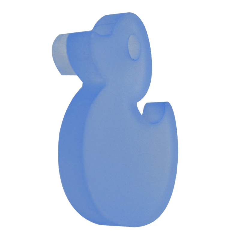 Pomo Pato Acrilico de 4.5x5 cms. AyB