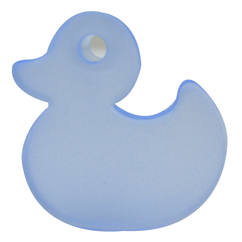 Pomo Pato Acrilico de 4.5x5 cms. AyB