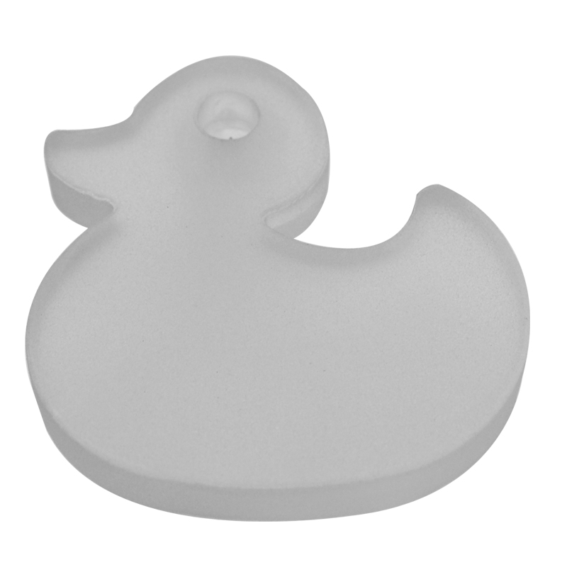 Pomo Pato Acrilico de 4.5x5 cms. AyB