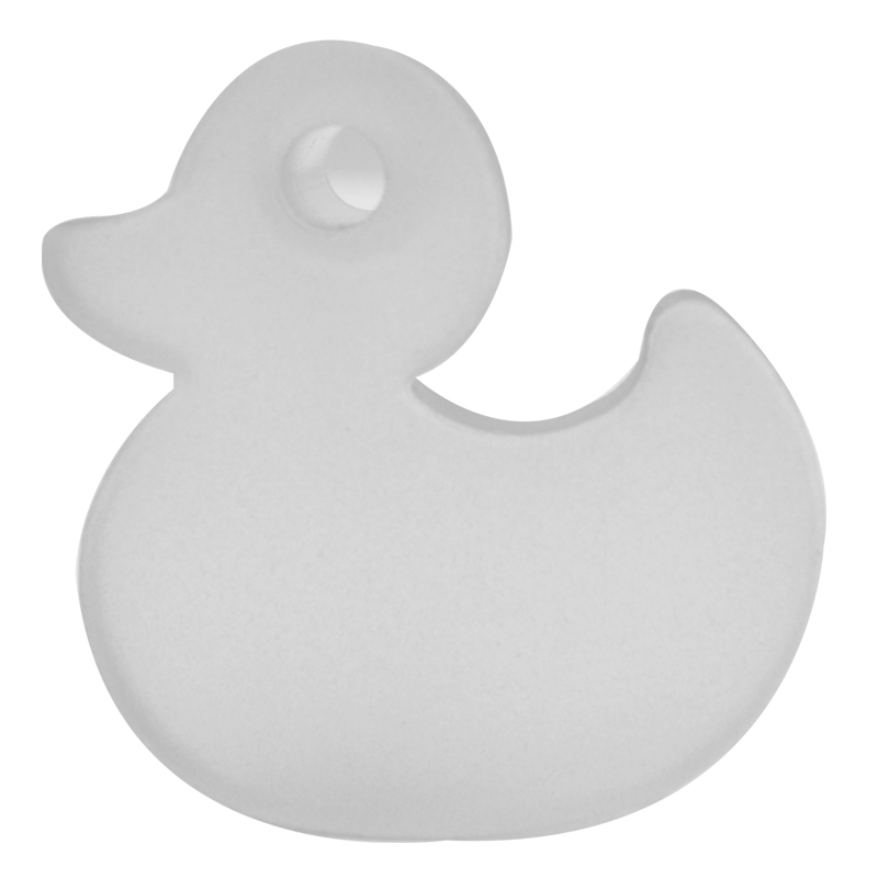 Pomo Pato Acrilico de 4.5x5 cms. AyB