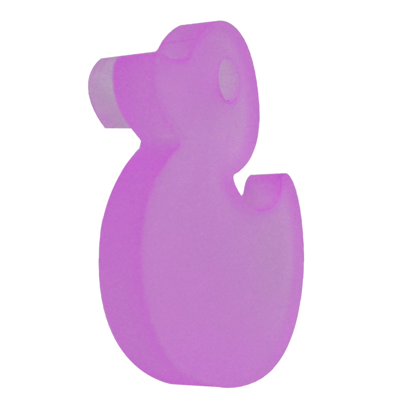 Pomo Pato Acrílico de 4.5x5 cms. AyB
