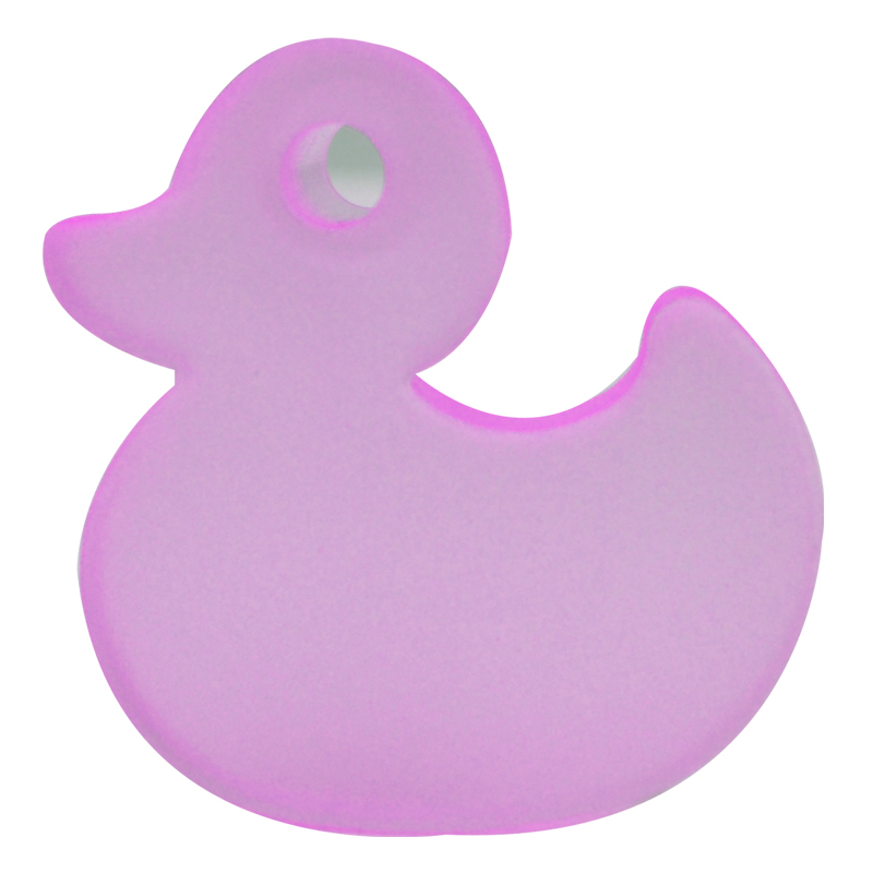 Pomo Pato Acrílico de 4.5x5 cms. AyB
