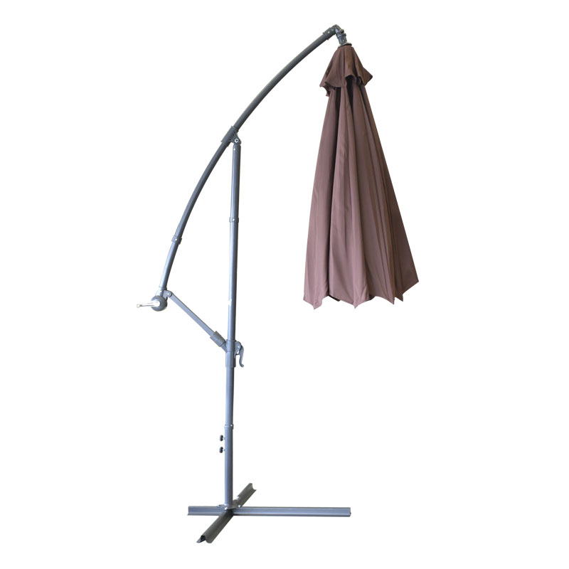 Sombrilla con Estructura Regulable 3x3 Beige
