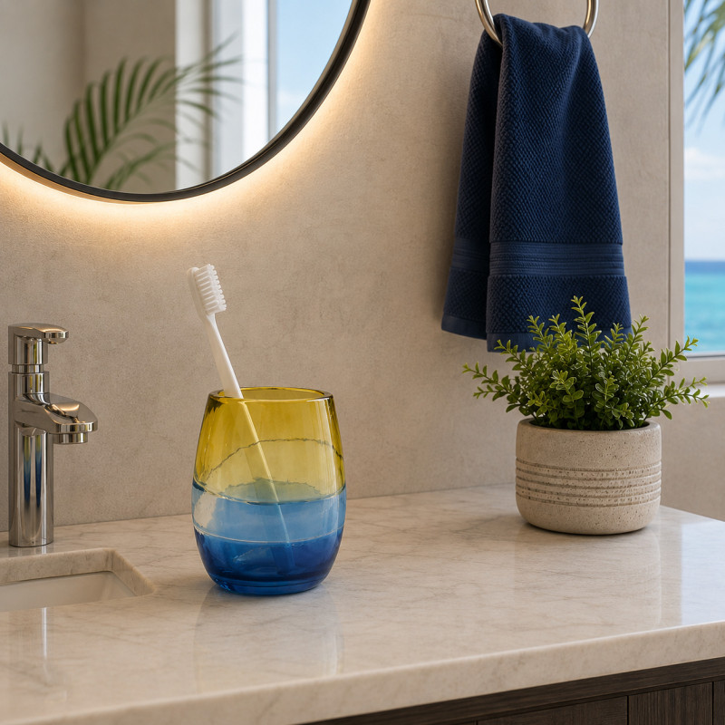 Accesorios para Baño Ocean Transparente 