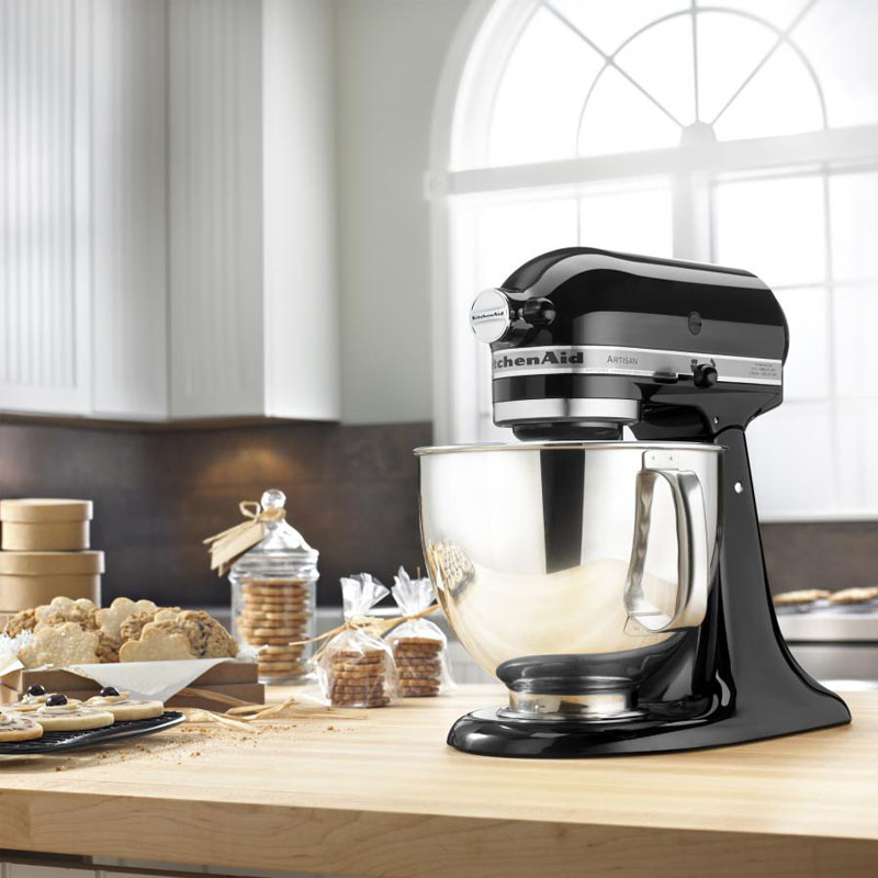 Batidora de 4 litros Negra con Base Artisan Kitchen Aid