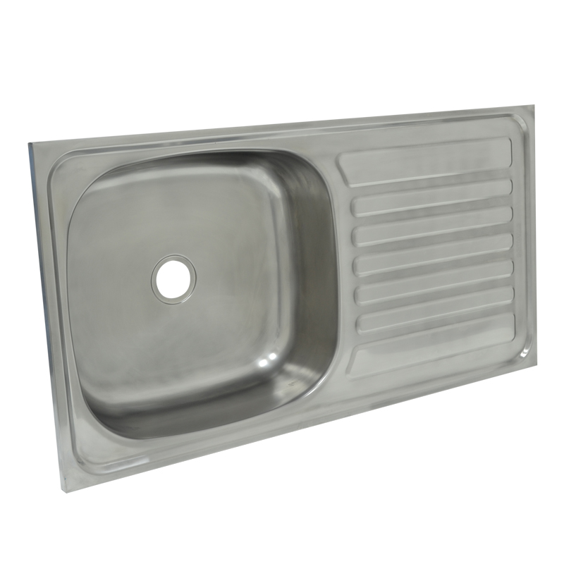 Lavadero de Sobreponer 75 x 40 de 1 Pozo con Escurridor Reversible de Acero Inoxidable Mastermaid