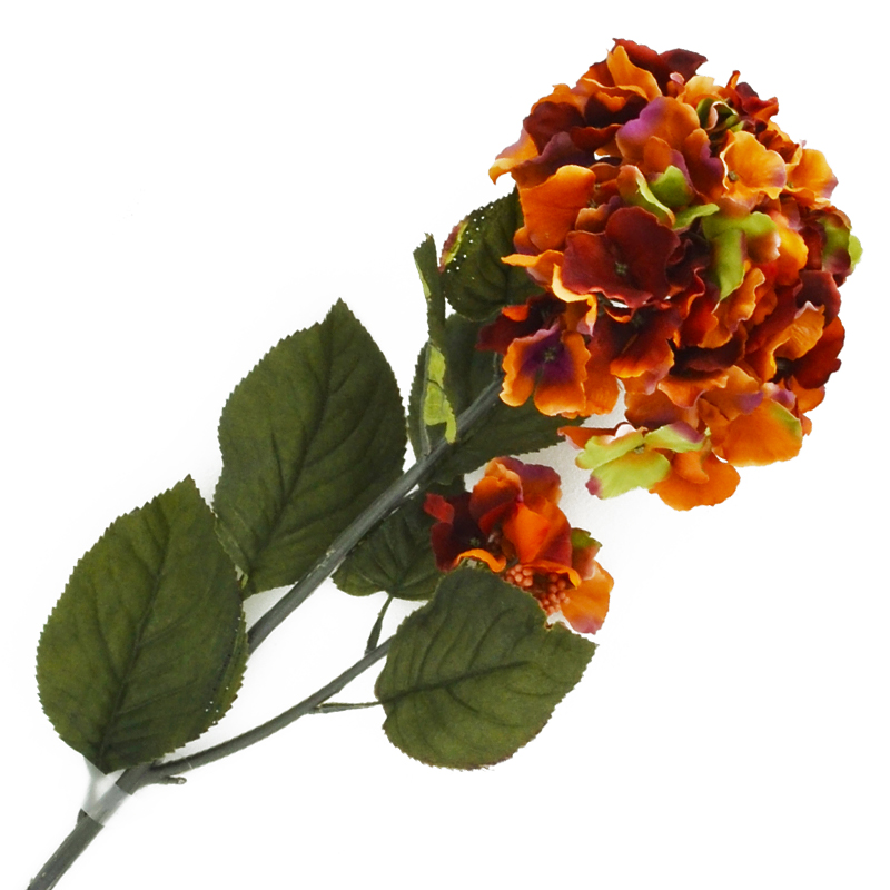 Flor Hortensia Grande Salmon 