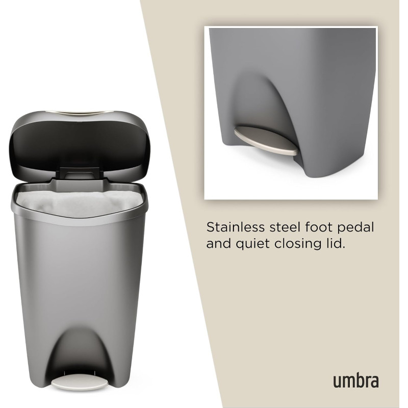Tacho Brim 50L Níquel Umbra