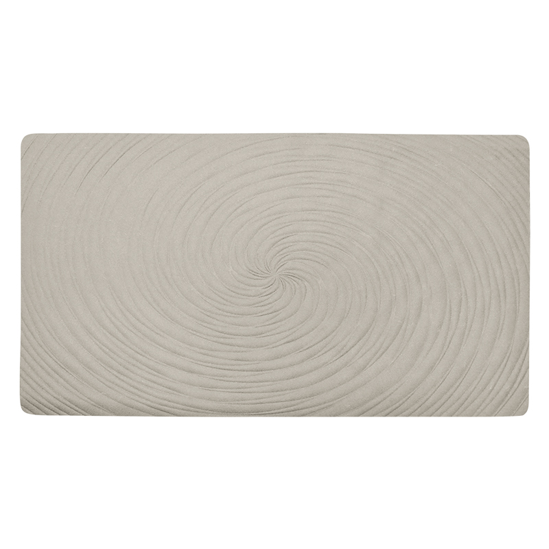 Alfombra Beige Antideslizante para Baño 70x40cm