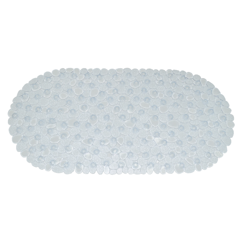 Tapete de Caucho para Baño con Diseño de Piedras 70x35cm