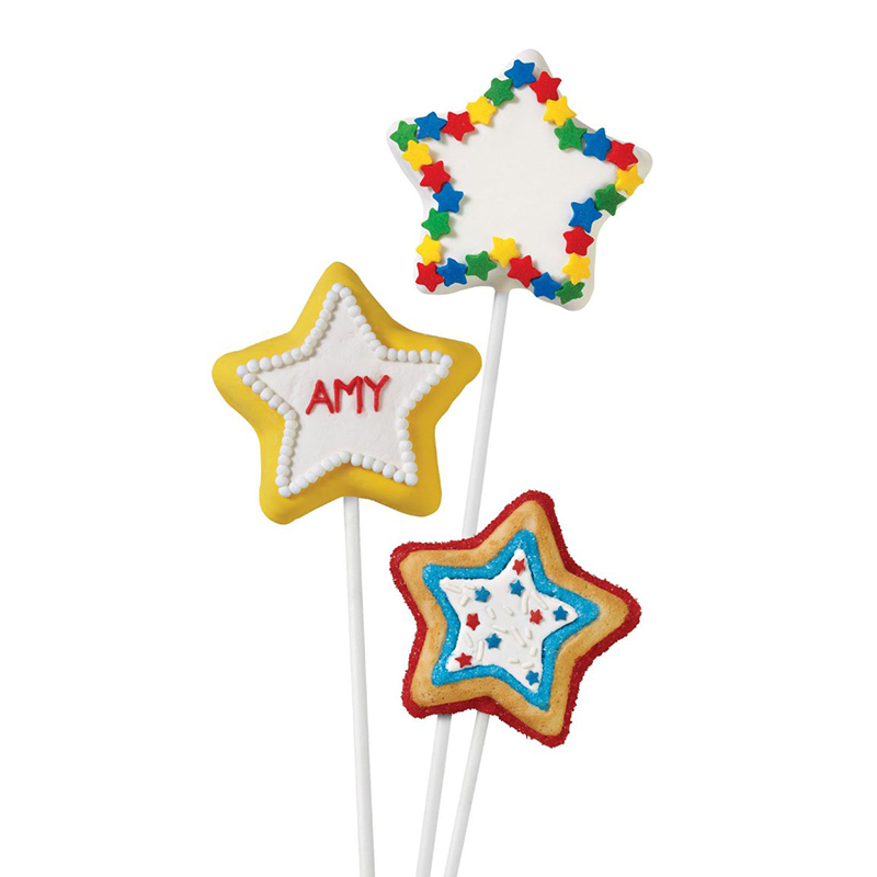 Molde para Paletas de Galletas Estrella x4 Wilton