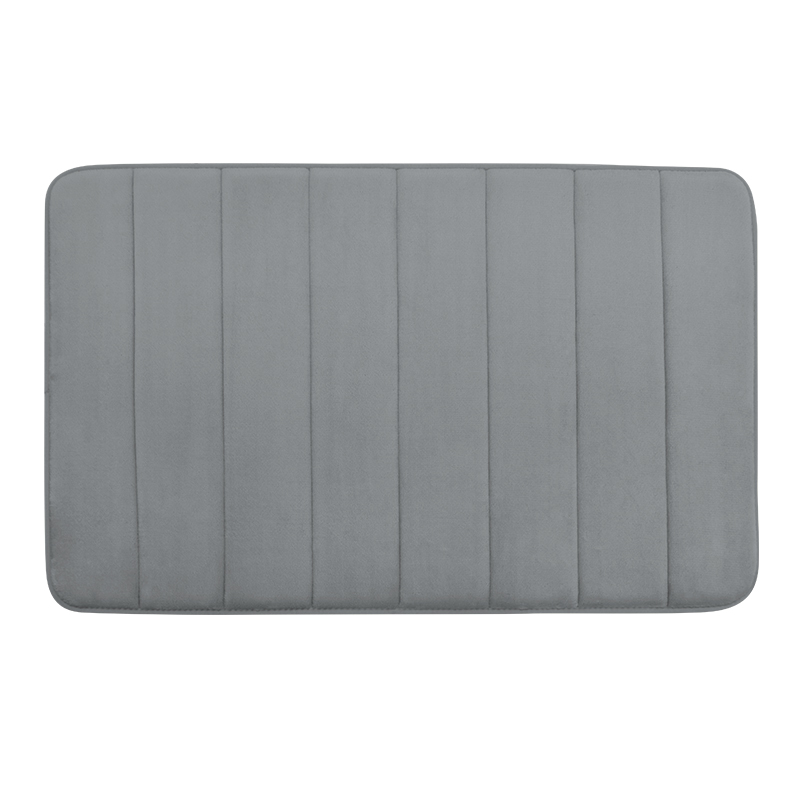 Alfombra Memory Foam Gris 50x80cm