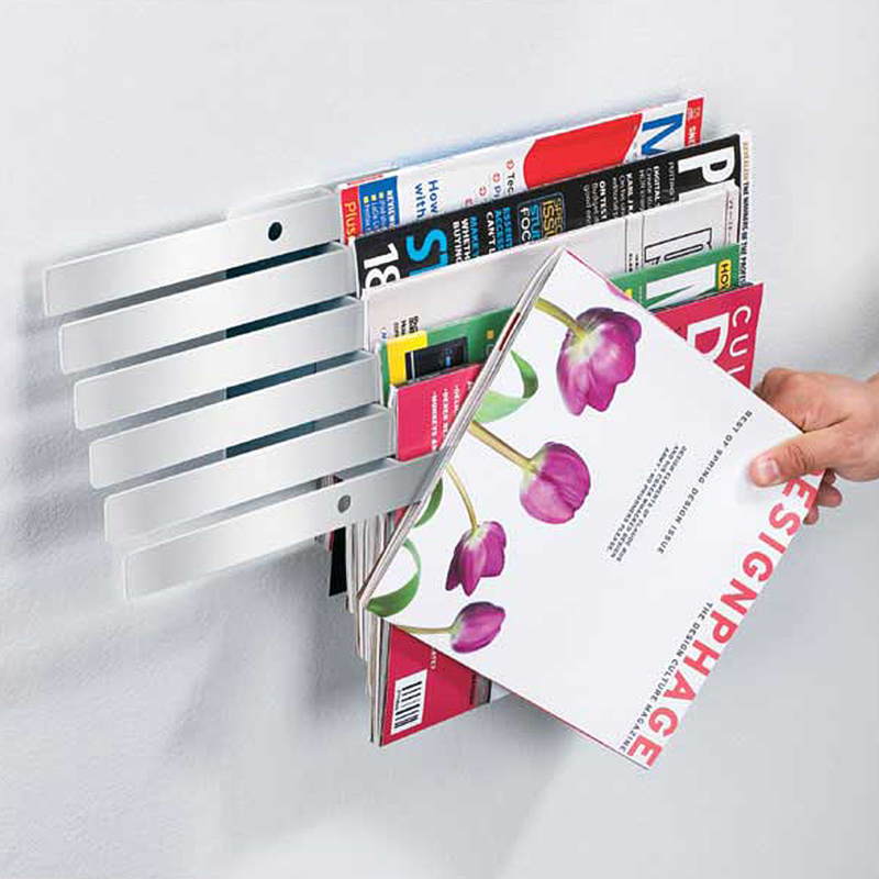 Soporte para Revistas Illuzine Plata Umbra
