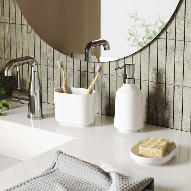 Accesorios para Baño Blanco Step Umbra