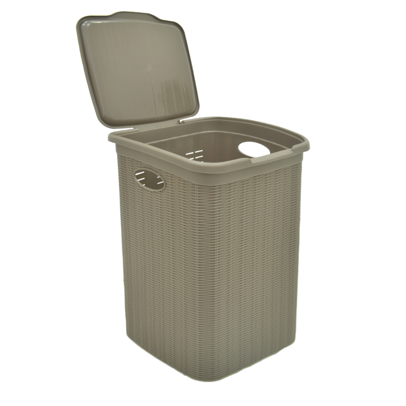 Cesto Elegante Café Claro de 50 Litros Stefanplast
