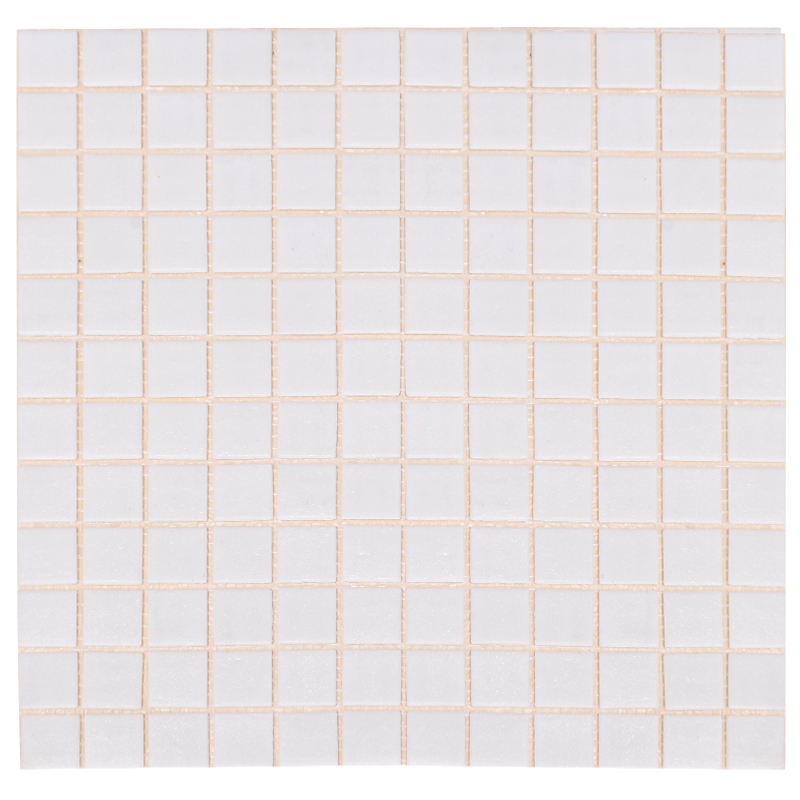 Mosaico de Vidrio Blanco 32.4x32.4cm (.1049)