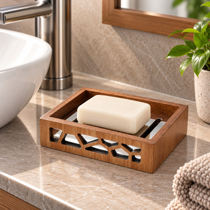 Accesorios para Baño  Bamboo Cromo