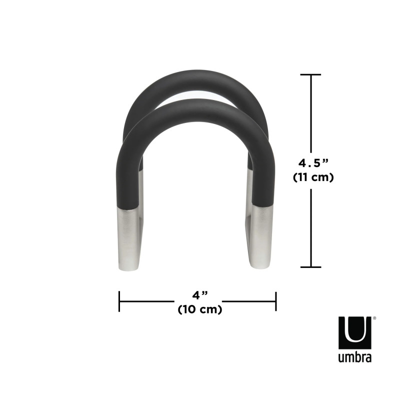 Porta Servilleta Swivel Negro Níquel Umbra