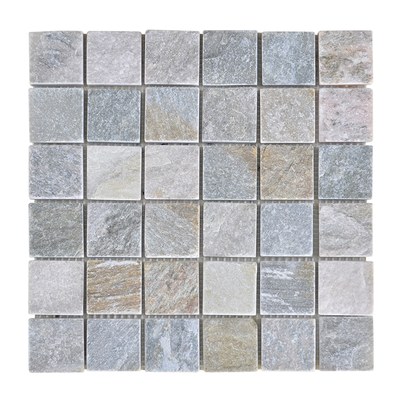 Mosaico Piedra Square Gris Beige 30.5x30.5cm