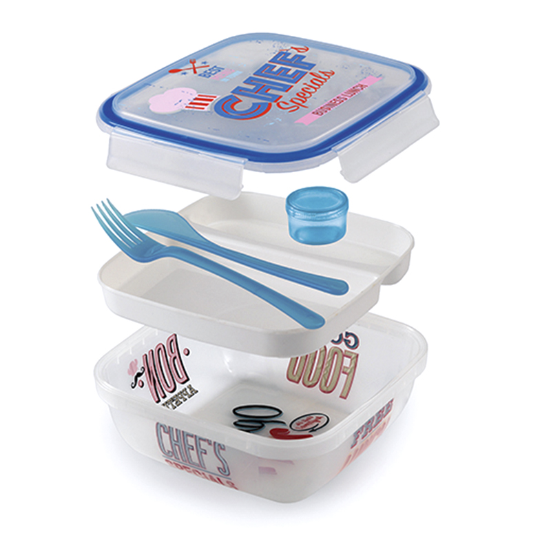 Recipiente Vintage con Cubiertos Snips