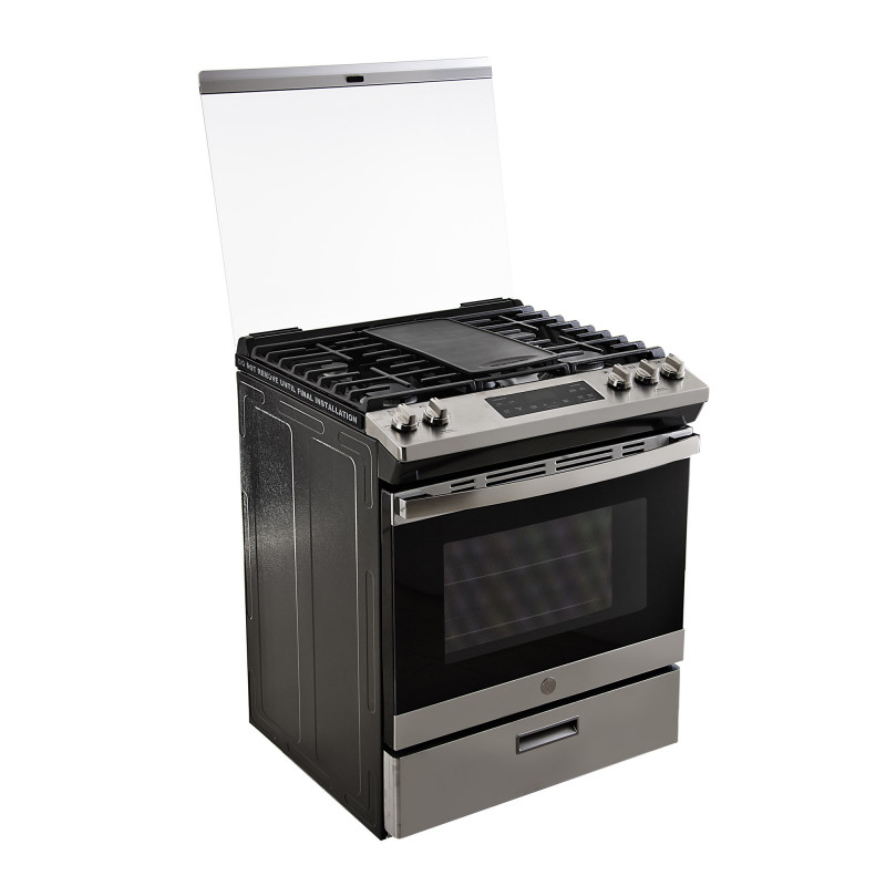 Cocina a Gas 5 Quemadores 76cm EG7686SSC0  General Electric