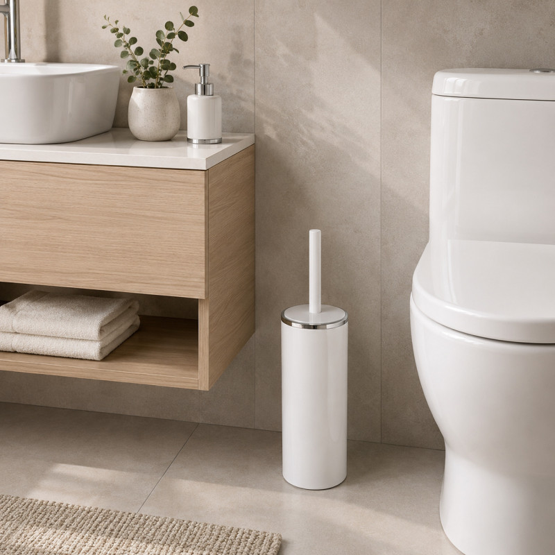 Accesorios para Baño  Blanco Cromo Lenox