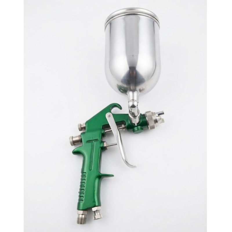 Pistola p/pintar 400 ml SILK® F-75G gravedad verde