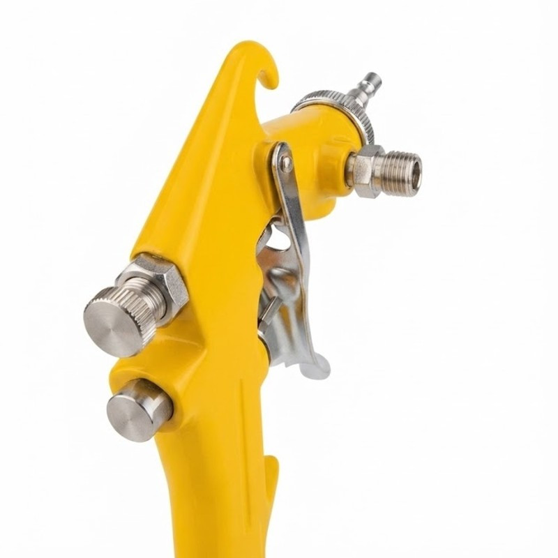 Pistola p/pintar 400 ml SILK® F-75G gravedad amarillo