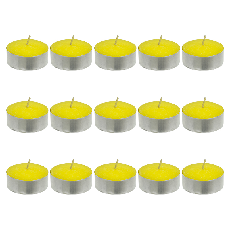 Vela Teacup de Citronella Set de 15 Piezas
